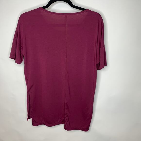 Nike Dri Fit Pink  Burgundy T Shirt Sz Small - Picture 2 of 5